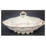 Havliand "Drop Rose" Vegetable dish