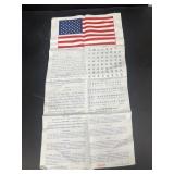 American flag with foreign translation