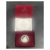 Silver 1982 proof George Washington half dollar