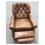 Leather recliner