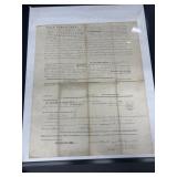 1852 warrant and deed