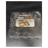 230 piece tool shop titanium drill bit set