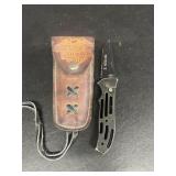 TNT ï¿½ TECH knife with Harley Davidson sheath