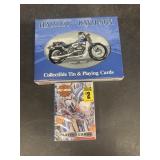 Harley Davidson collectible playing cards