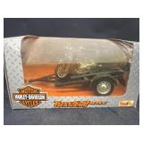 Harley Davidson tow and show trailer diecast