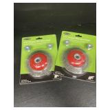 Crimp wire, bevel brush wheels