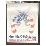 Smith & Wesson metal sign