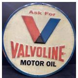 Valvoline motor oil, sign, newer