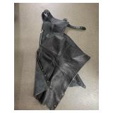 XXL leather motorcycle chaps