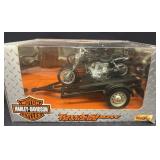 Harley Davidson tow and show trailers diecast