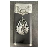 Skull head with wings novelty lighter