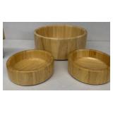 Wooden bowls