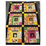 Colorful quilt 7' x 5 1/2'