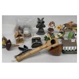 Ducks birds, dogs, miscellaneous lot