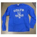 Indianapolis Colts large long sleeve shirt, S