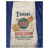 TODD quality, hybrid seed, corn bag, Burlington,