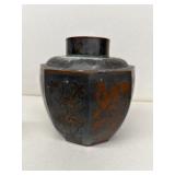 Antique Chinese metal urn