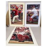 Cincinnati Reds photos on Styrofoam board Jonny