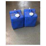 (2) there is a 5 gallon water jugs