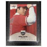Shohei Ohtani leaf rookie baseball card