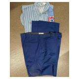 Vintage Pepsi, work shirt, and pants