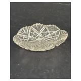 Cut glass dish