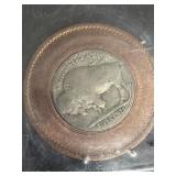 Encased Buffalo nickel