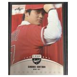 Shohei Ohtani leaf rookie baseball card