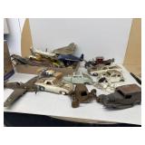 Model cars, planes, miscellaneous parts as is
