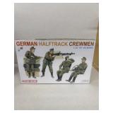 German half track crewman model kit 1/35 scale