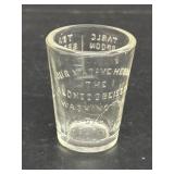 Our native herb advertising shot glass Alonso