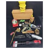 Miscellaneous lot include skeleton, keys,