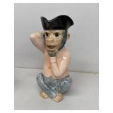 Ceramic monkey, Toby mug