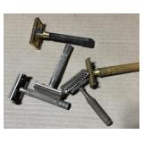 (5) Antique Razor