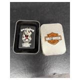 Harley Davidson zippo lighter in tin