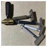 (5) Antique Razor