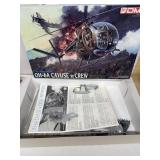NAM series CAYUSE with crew helicopter model kit