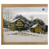 Mail Pouch Sign-reproduction