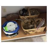 Contents of cabinet in garage