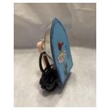 Vintage painted clothes iron