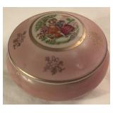 Early hand-painted dresser jar