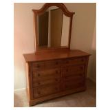 Dresser with mirror