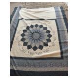 Blue / white quilt 7