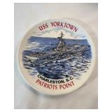 USS Yorktown, Charleston, South Carolina plate