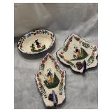 Blue Ridge painted dishes