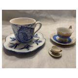 Tea, cups, and saucers