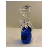 Cobalt blue angel paperweight