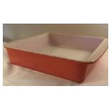 Pyrex pink casserole dish