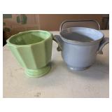 Haeger pottery planters