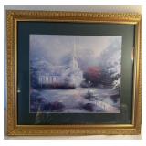 Thomas Kincaid, print of church